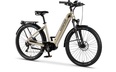 Wisper Wayfarer M7 (mid-drive step-through) Front & Side View