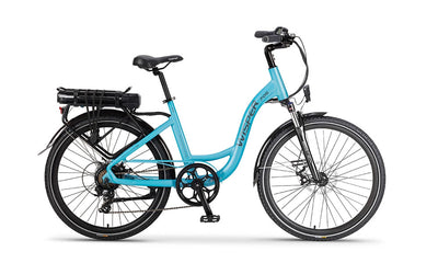 WISPER 705 26” STEP THROUGH Electric Bike - Light Blue