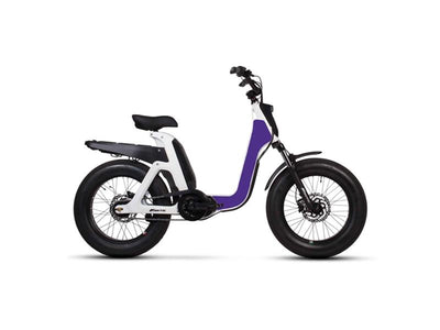 FANTIC ISSIMO in White and Purple Side View