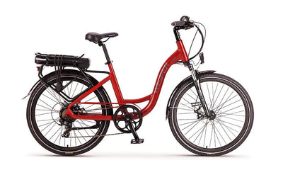 WISPER 705 24″ STEP THROUGH E-Bike - Red